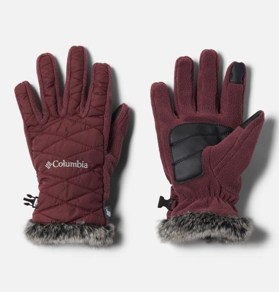 Columbia Womens Gloves UK Sale - Heavenly Accessories Red UK-167953